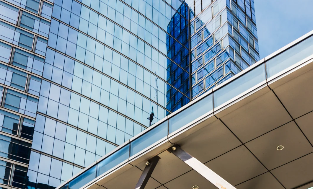 Low Angle View Skyscrapers 1